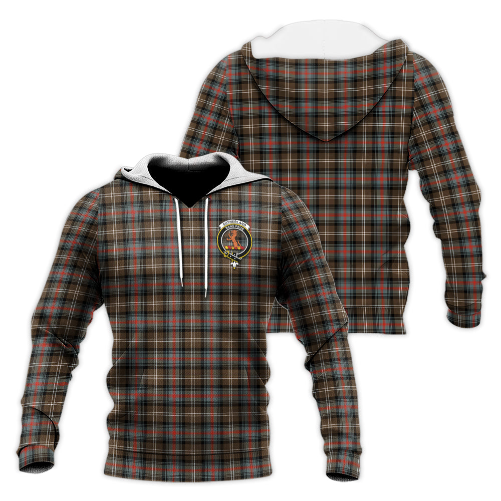 sutherland-weathered-tartan-knitted-hoodie-with-family-crest