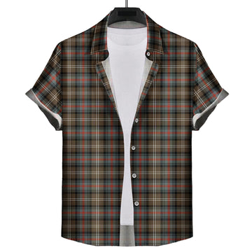 Sutherland Weathered Tartan Short Sleeve Button Down Shirt