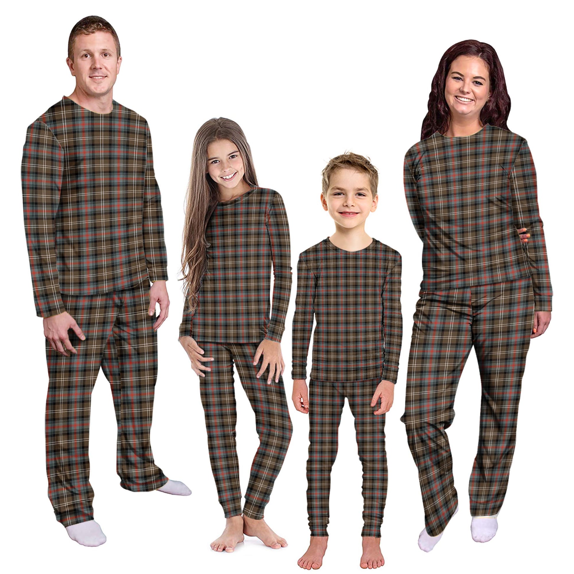 Sutherland Weathered Tartan Pajamas Family Set Kid - Tartan Vibes Clothing