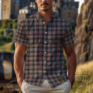 Sutherland Weathered Tartan Cotton Hawaiian Shirt