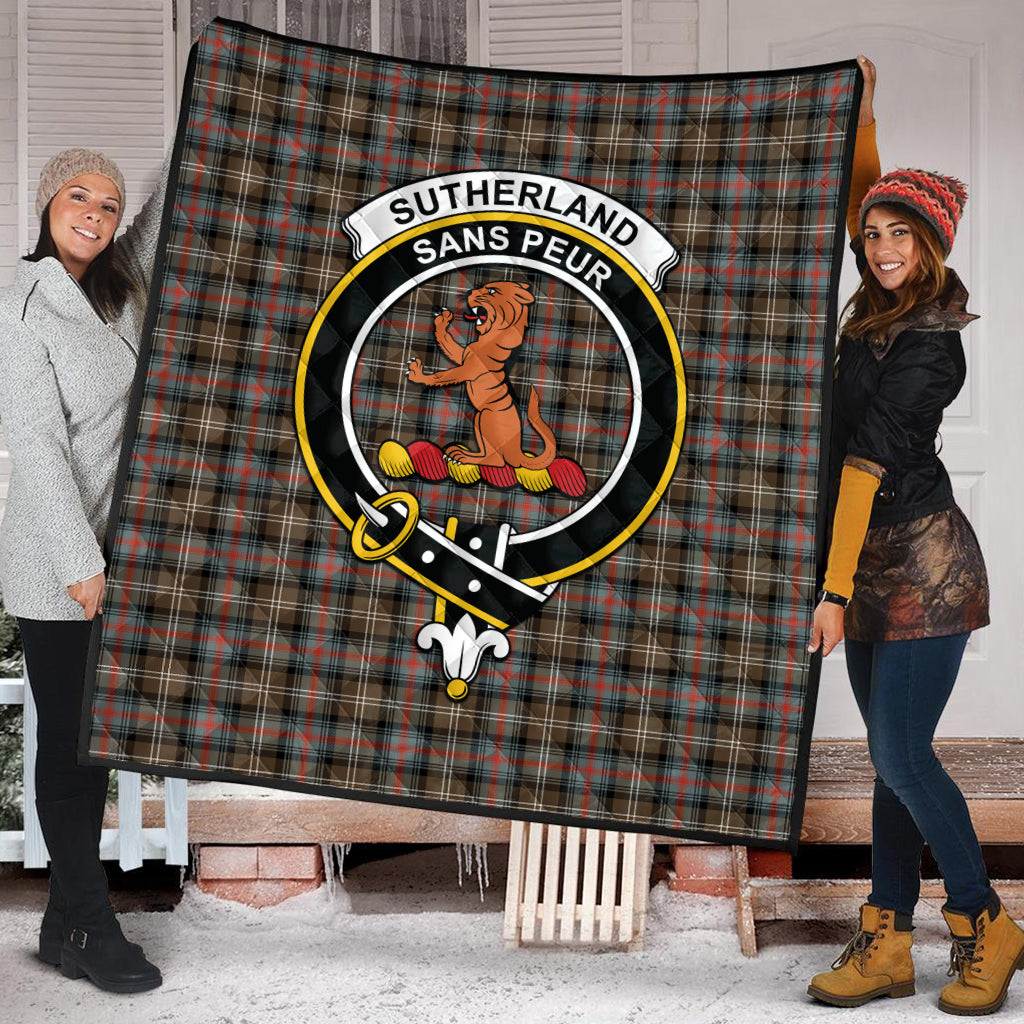 sutherland-weathered-tartan-quilt-with-family-crest