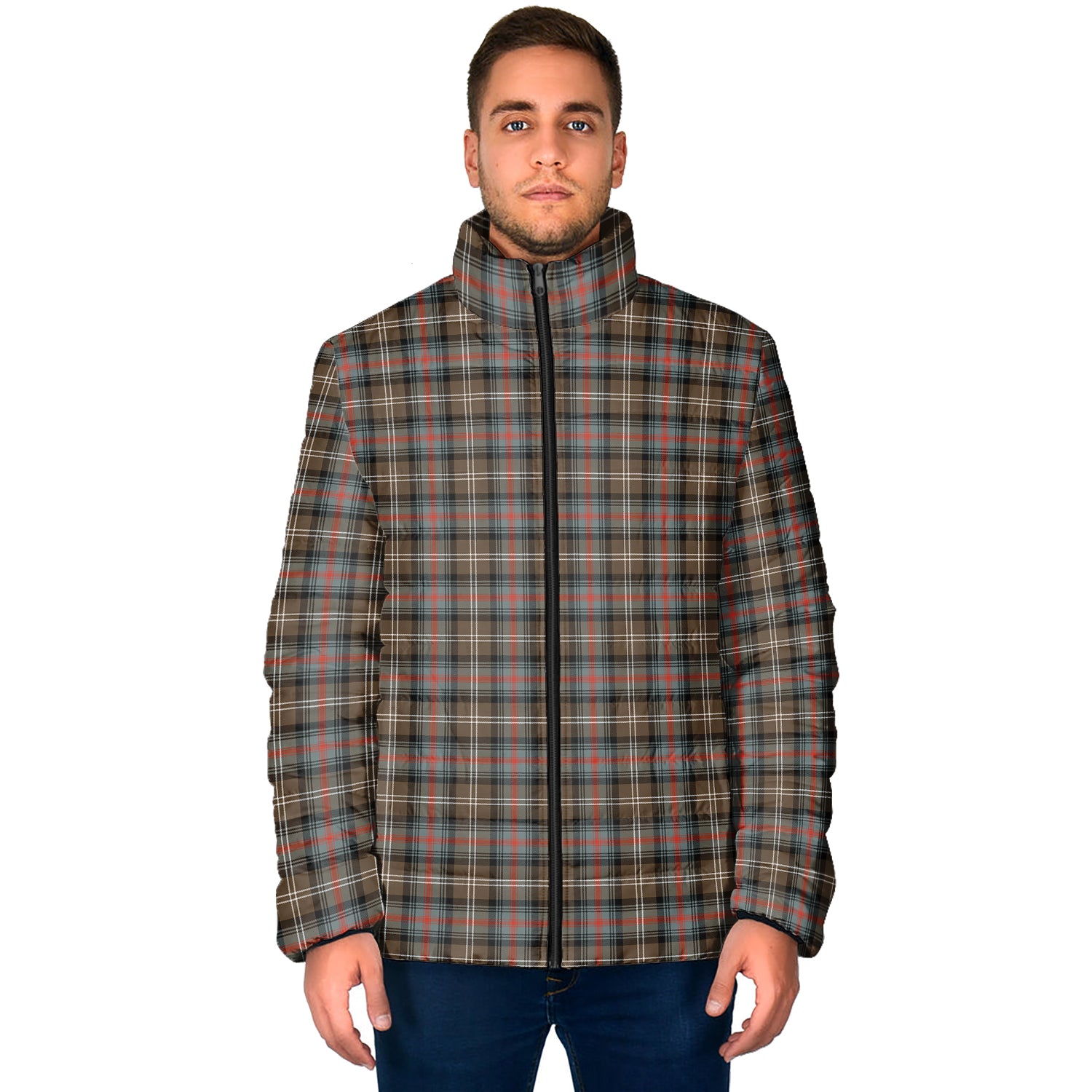 Sutherland Weathered Tartan Padded Jacket - Tartan Vibes Clothing