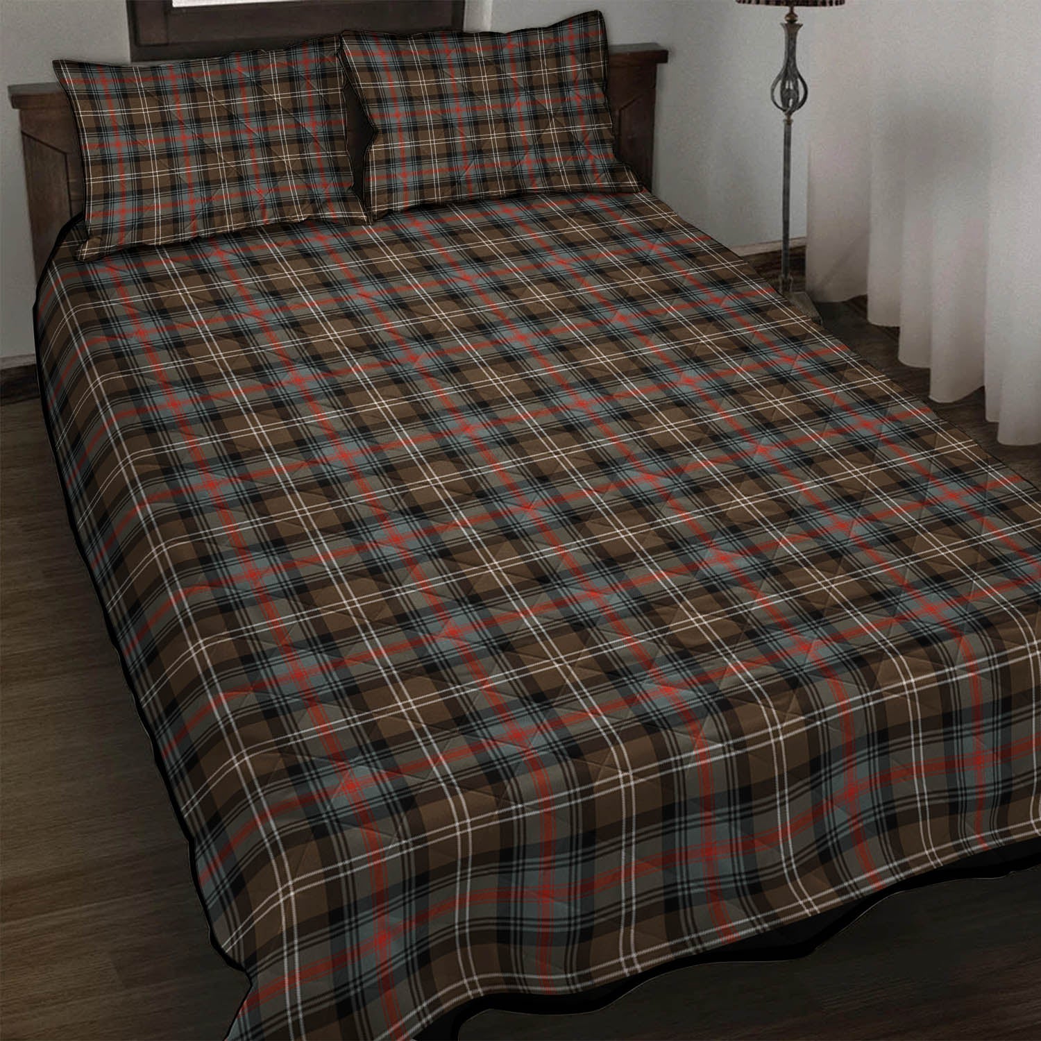 Sutherland Weathered Tartan Quilt Bed Set - Tartan Vibes Clothing