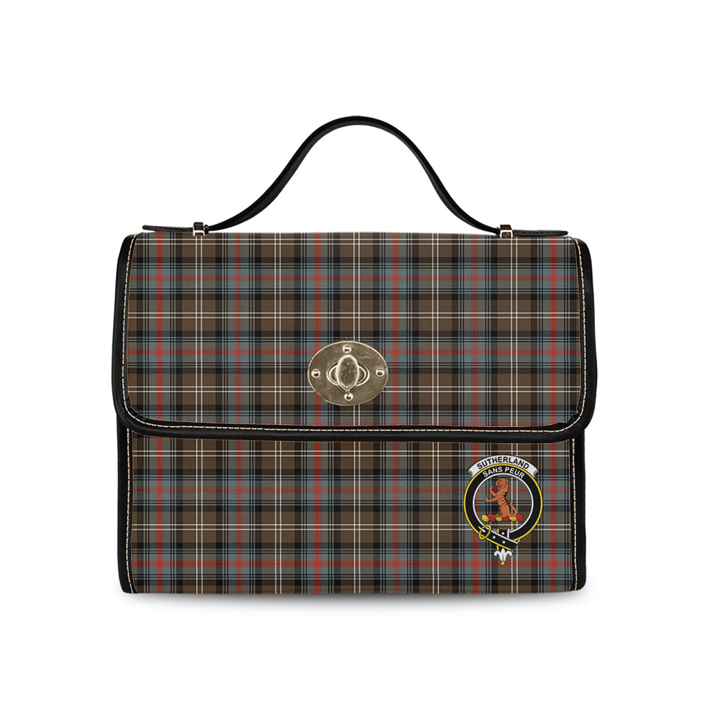 sutherland-weathered-tartan-leather-strap-waterproof-canvas-bag-with-family-crest