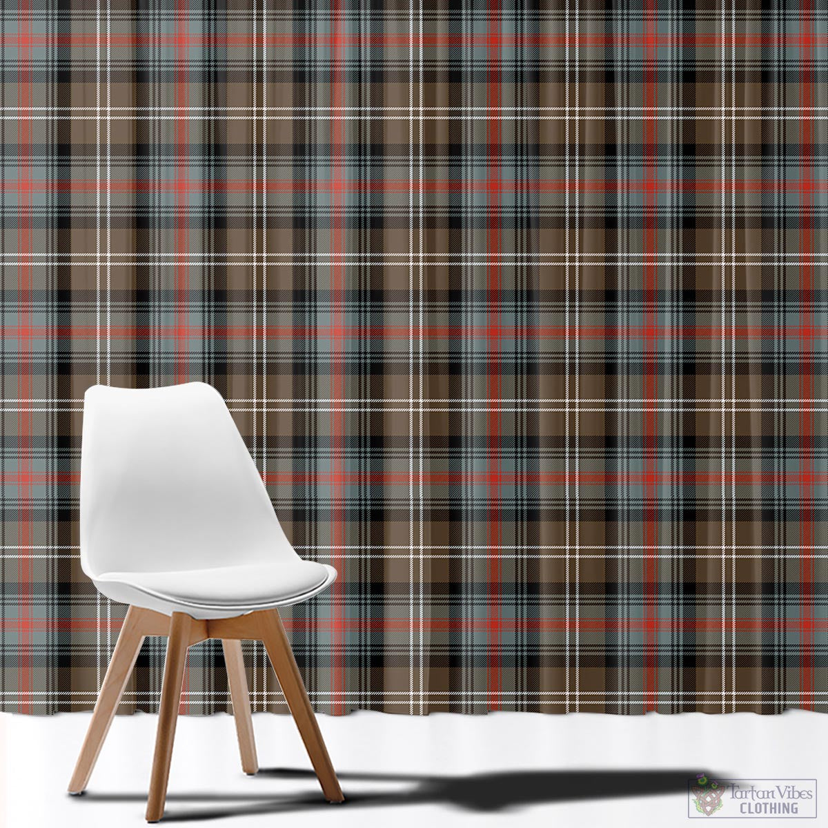 Sutherland Weathered Tartan Window Curtain