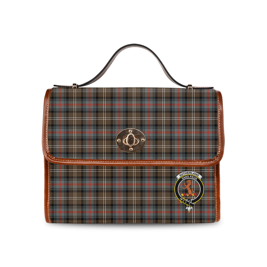 sutherland-weathered-tartan-leather-strap-waterproof-canvas-bag-with-family-crest