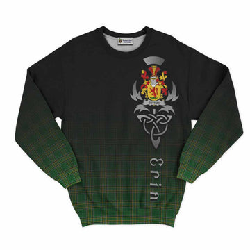 Sutton Irish Clan Sweatshirt with Coat of Arms Erin Go Bragh Celtic Inspired Unisex - Tartan Vibes Clothing