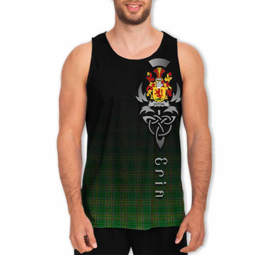 Sutton Irish Clan Men's Tank Top with Coat of Arms Erin Go Bragh Celtic Inspired Men - Tartan Vibes Clothing