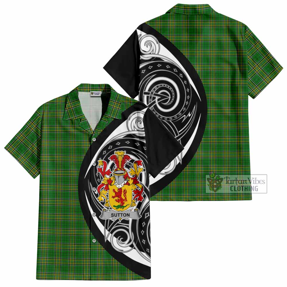 Sutton Irish Clan Hawaiian Shirt Celtic Circle Style - Tartan Vibes Clothing