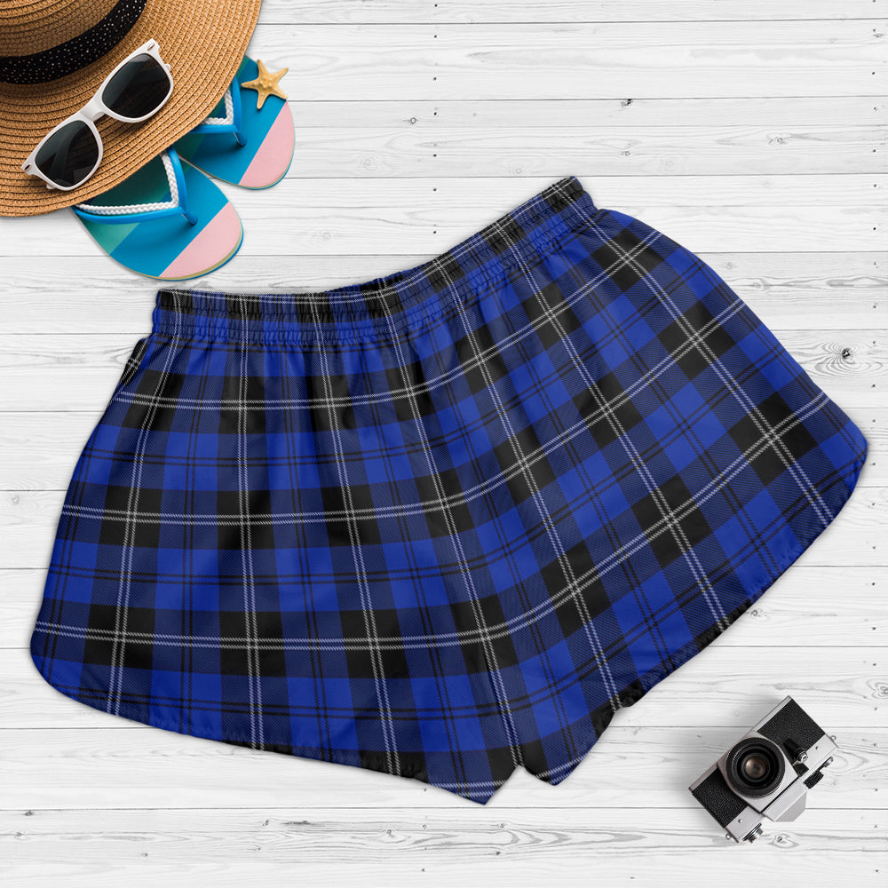 swan-tartan-womens-shorts