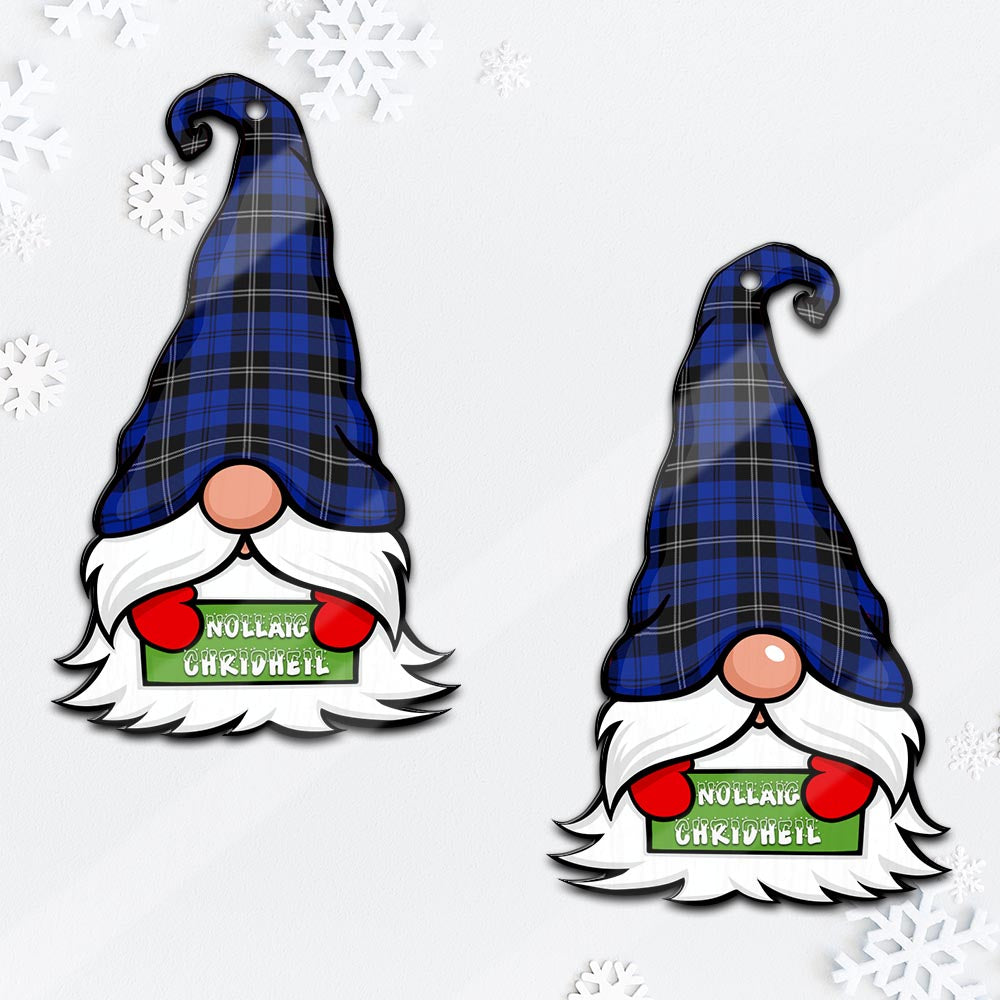 Swan Gnome Christmas Ornament with His Tartan Christmas Hat - Tartan Vibes Clothing