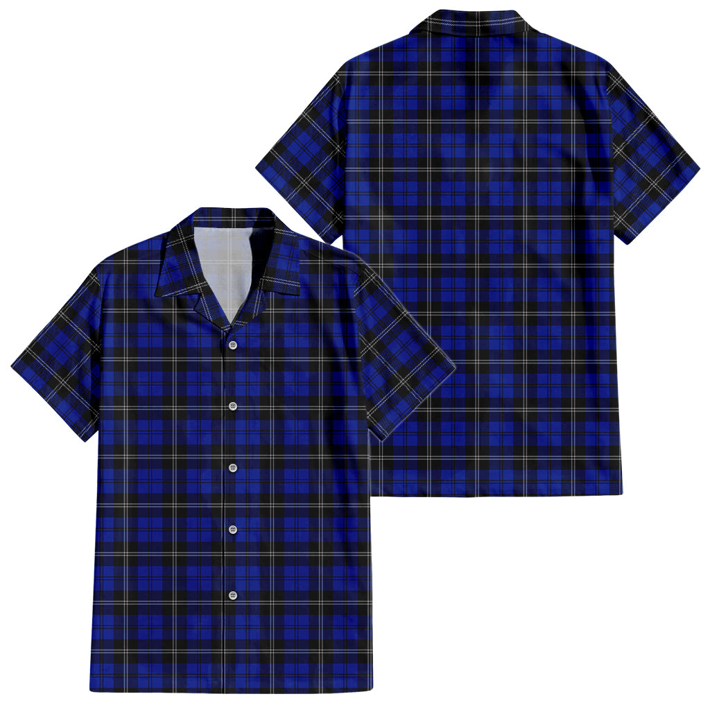 swan-tartan-short-sleeve-button-down-shirt