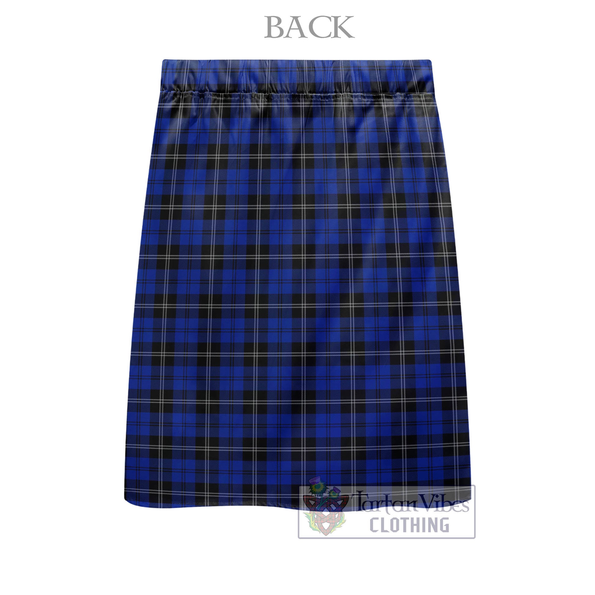 Tartan Vibes Clothing Swan Tartan Men's Pleated Skirt - Fashion Casual Retro Scottish Style