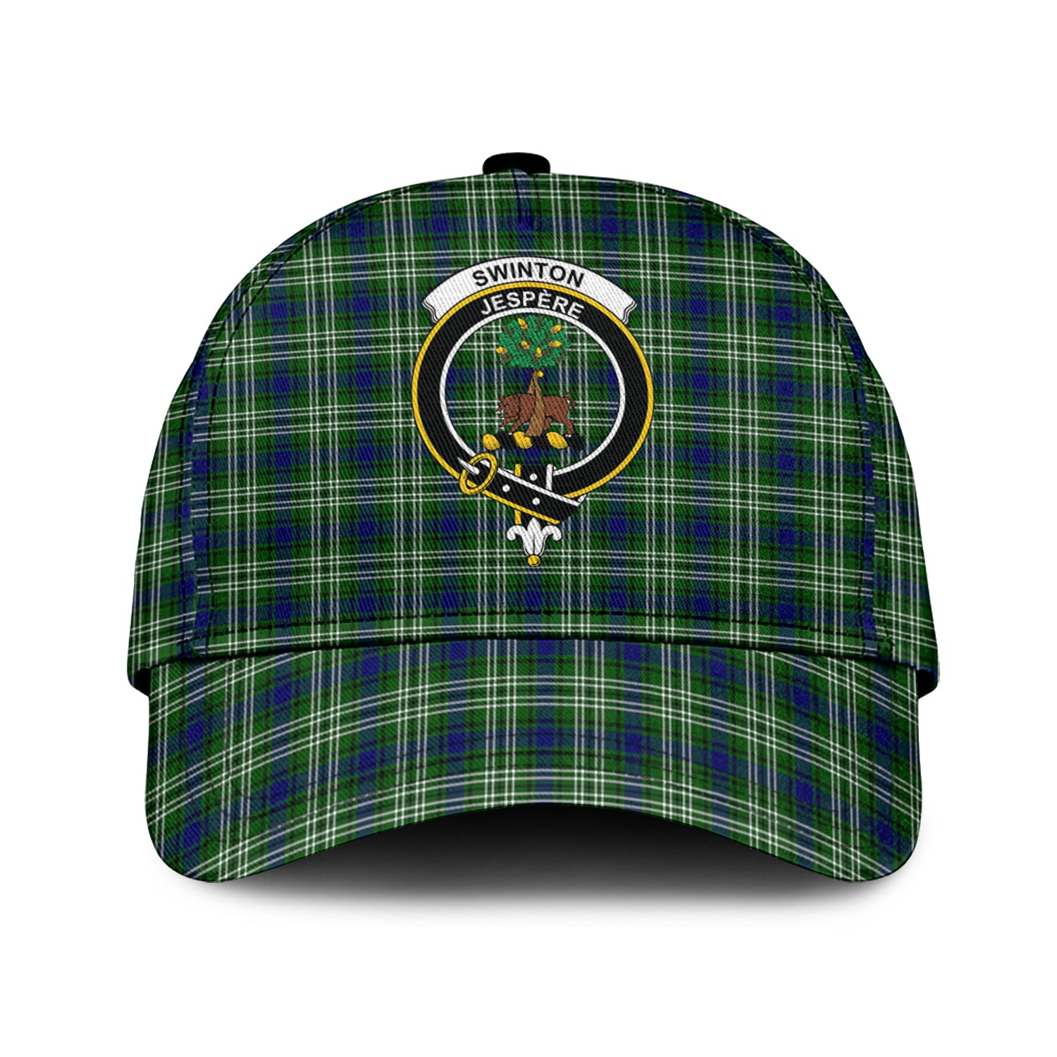 Swinton Tartan Classic Cap with Family Crest Classic Cap Universal Fit - Tartan Vibes Clothing