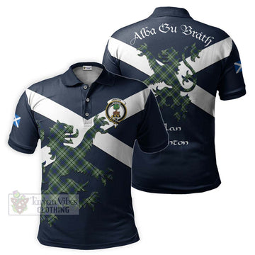 Swinton Tartan Lion Rampant Polo Shirt Proudly Display Your Heritage with Alba Gu Brath and Clan Name