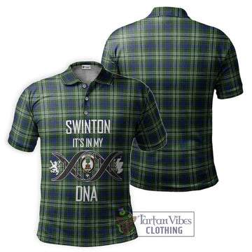 Swinton Tartan Polo Shirt with Family Crest DNA In Me Style