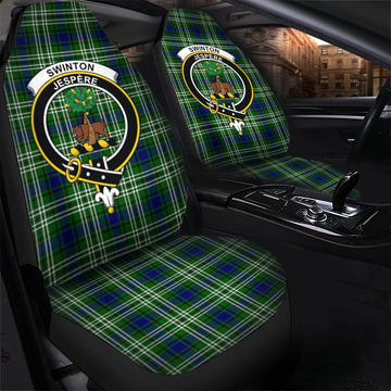 Swinton Tartan Car Seat Cover with Family Crest - Tartan Vibes Clothing