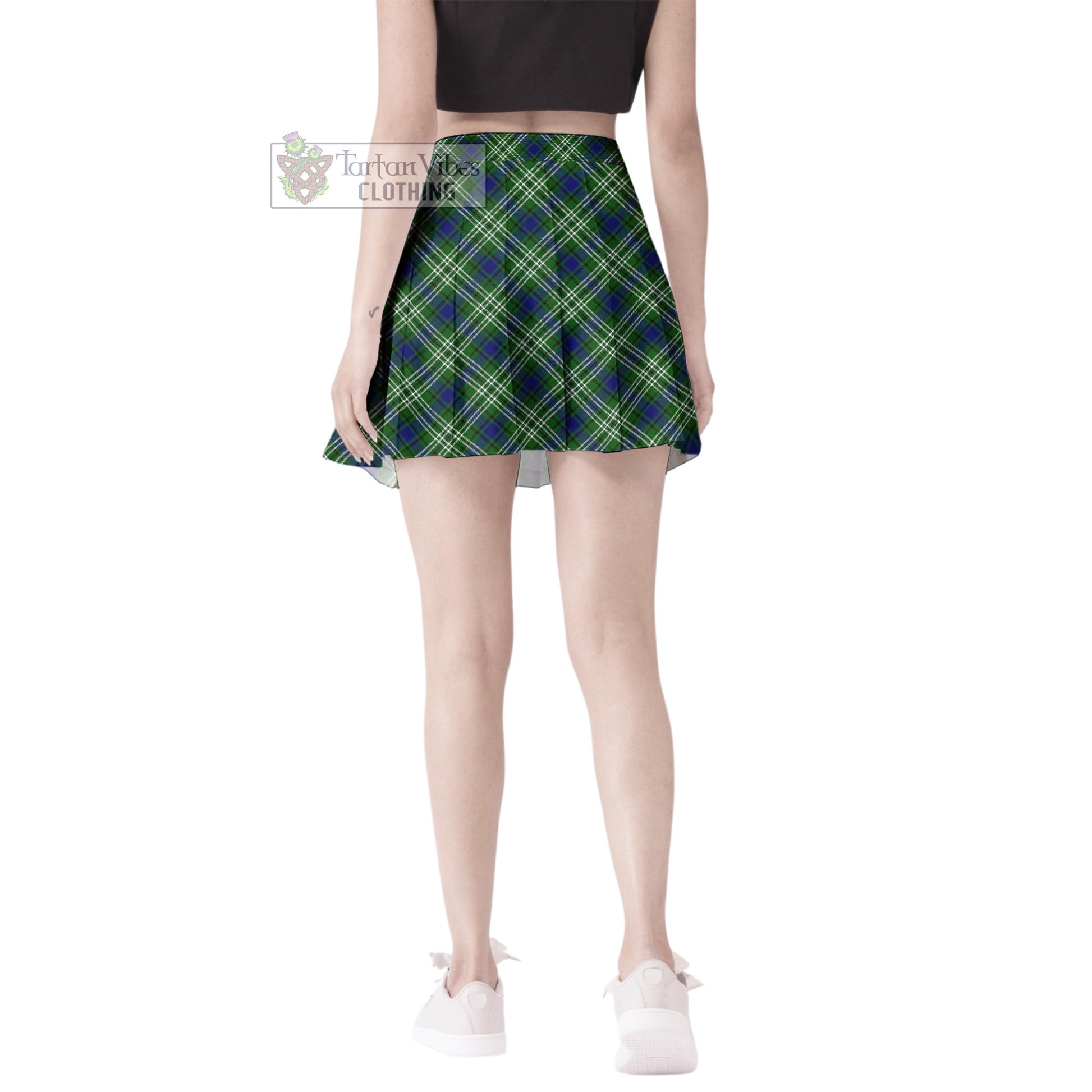 Tartan Vibes Clothing Swinton Tartan Women's Plated Mini Skirt