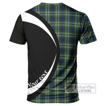 Swinton Tartan T-Shirt with Family Crest Circle Style