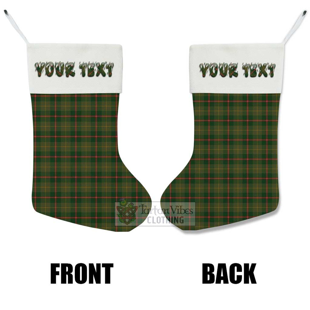 Tartan Vibes Clothing Symington Tartan Christmas Stocking with Personalized Text