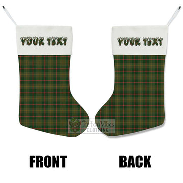 Symington Tartan Christmas Stocking with Personalized Text