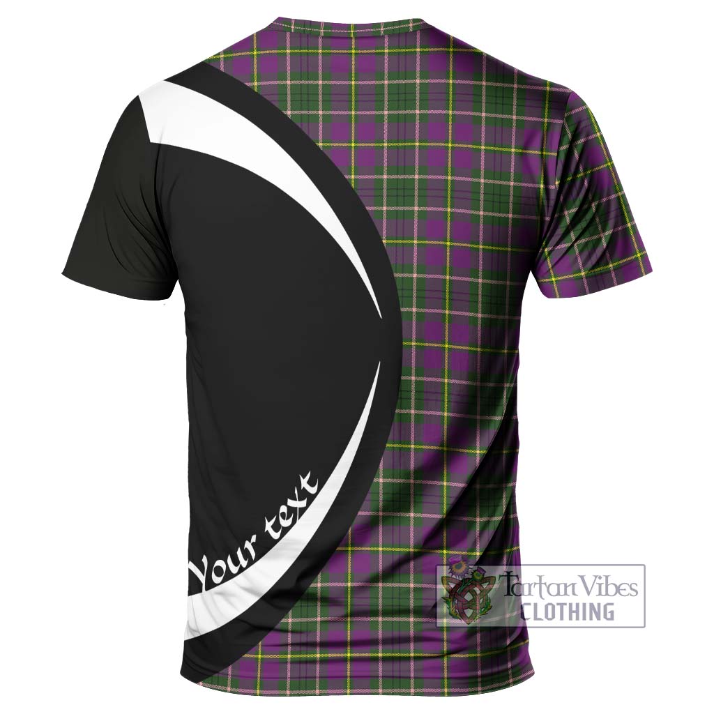 Tartan Vibes Clothing Tailylour Tartan T-Shirt with Family Crest Circle Style