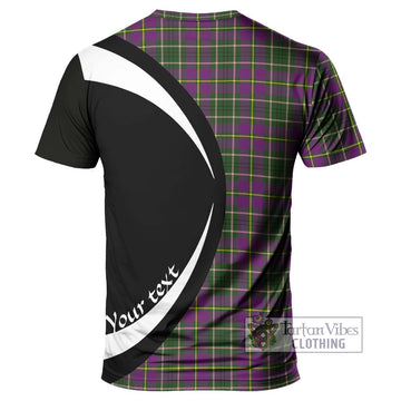 Tailylour Tartan T-Shirt with Family Crest Circle Style