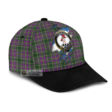 Tailylour Tartan Classic Cap with Family Crest In Me Style