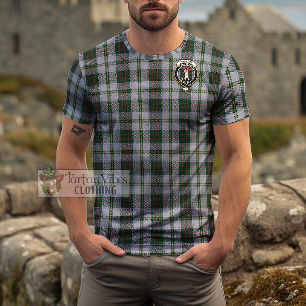 Tartan Vibes Clothing Tailylour Dress Tartan Cotton T-Shirt with Family Crest