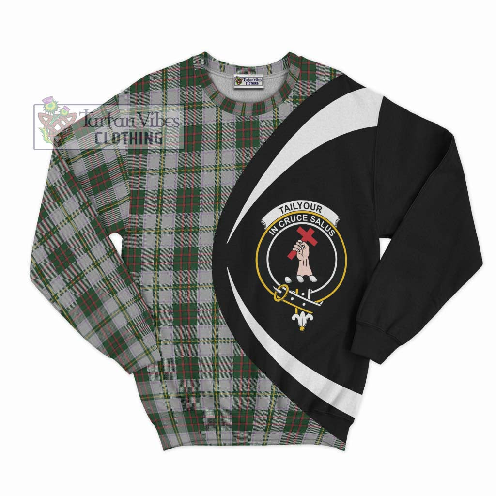 Tartan Vibes Clothing Tailylour Dress Tartan Sweatshirt with Family Crest Circle Style