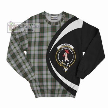 Tailylour Dress Tartan Sweatshirt with Family Crest Circle Style