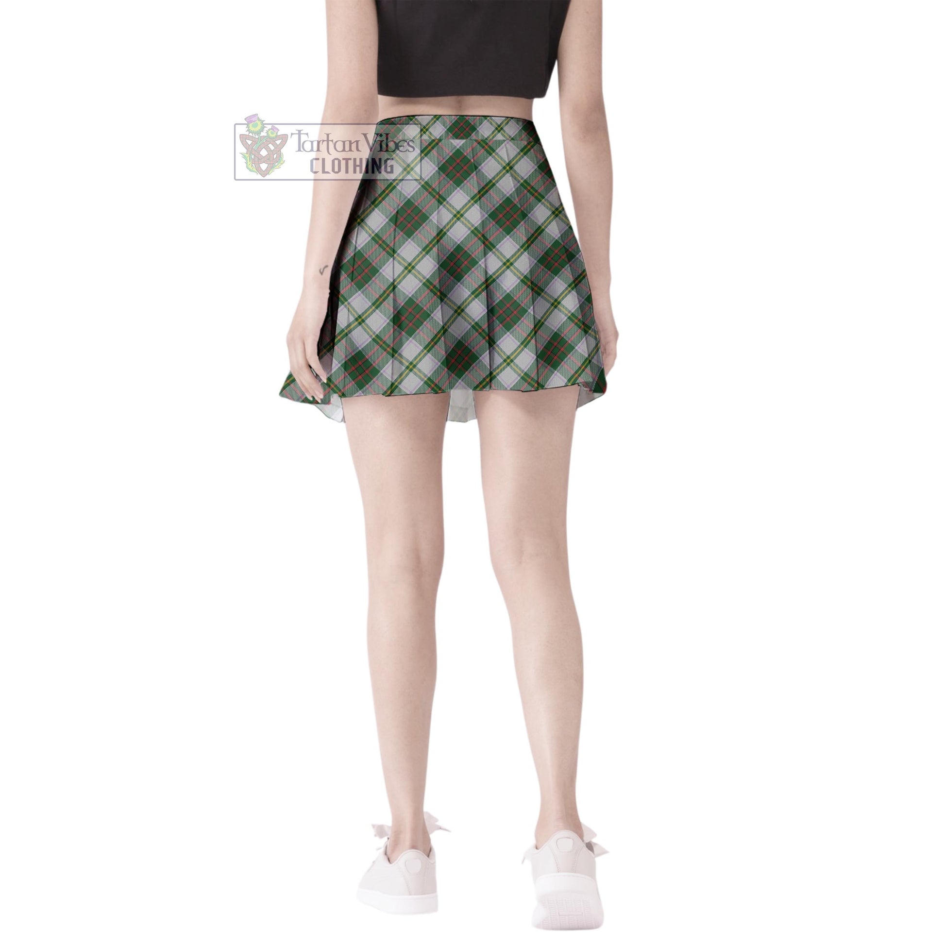 Tartan Vibes Clothing Tailylour Dress Tartan Women's Plated Mini Skirt