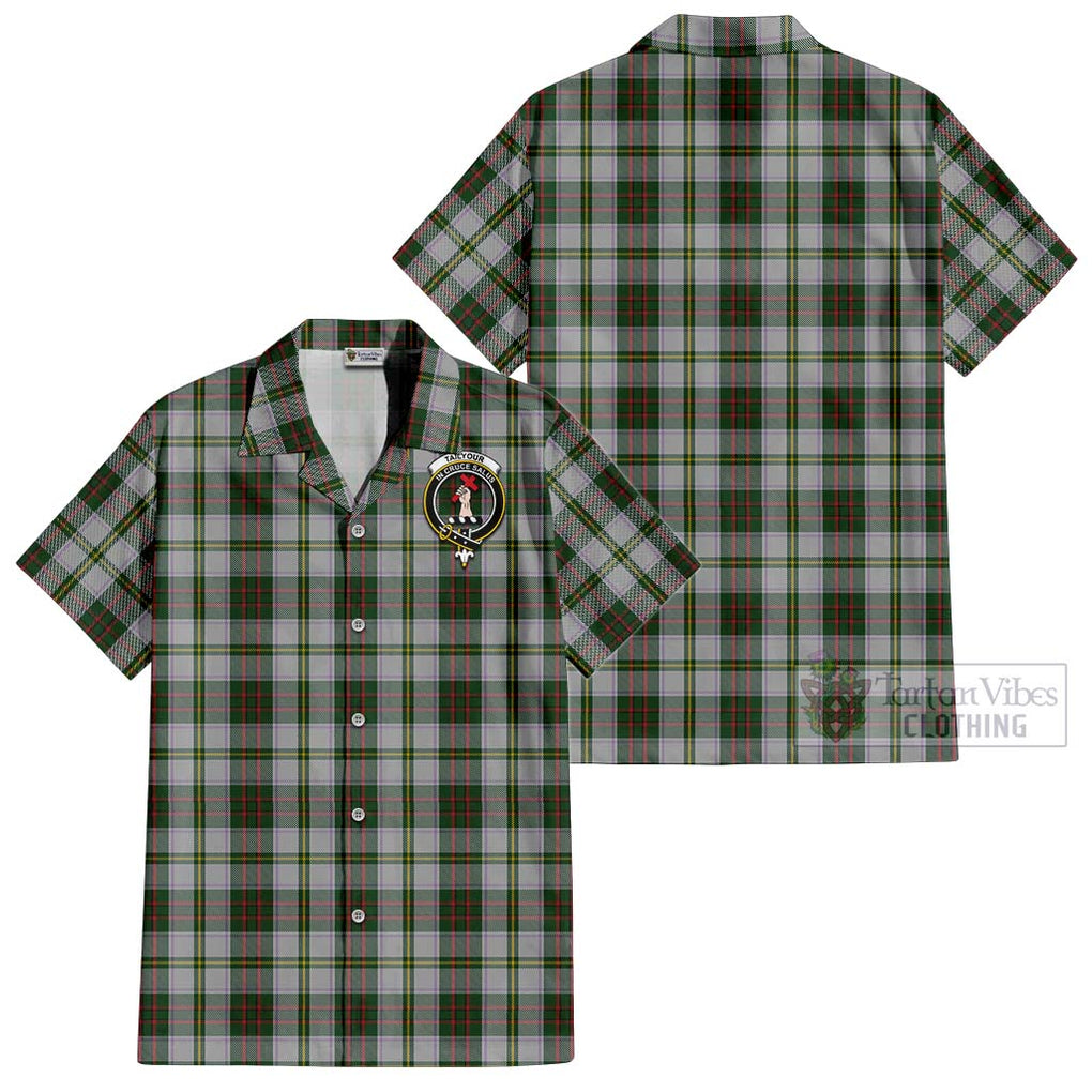 Tailylour Dress Tartan Cotton Hawaiian Shirt with Family Crest Kid - Tartan Vibes Clothing