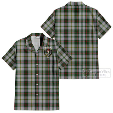 Tailylour Dress Tartan Cotton Hawaiian Shirt with Family Crest