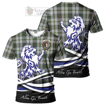 Tailylour Dress Tartan Cotton T-shirt with Alba Gu Brath Regal Lion Emblem