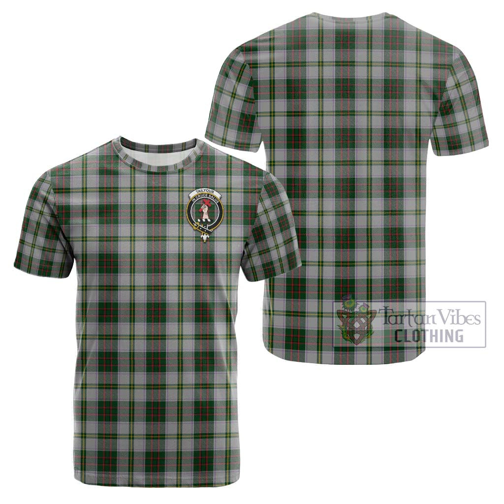 Tartan Vibes Clothing Tailylour Dress Tartan Cotton T-Shirt with Family Crest