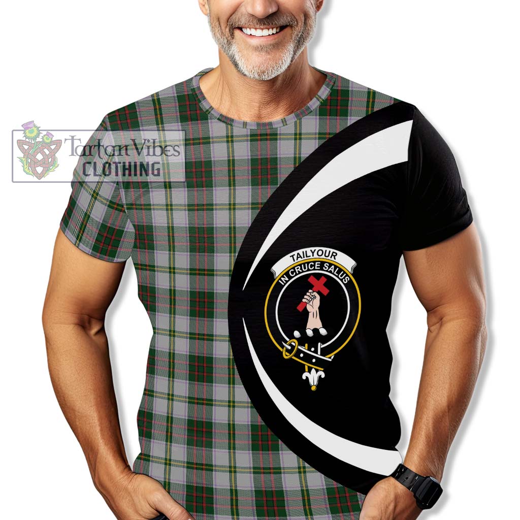 Tartan Vibes Clothing Tailylour Dress Tartan T-Shirt with Family Crest Circle Style