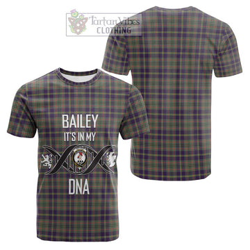 Tailylour Weathered Tartan Cotton T-shirt with Family Crest DNA In Me Style