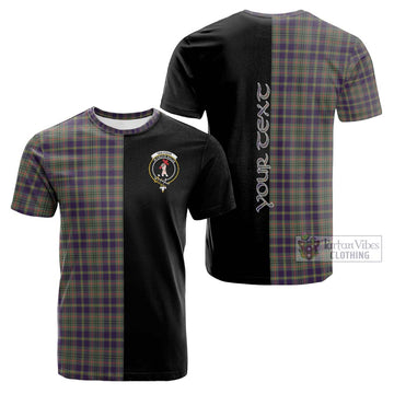 Tailylour Weathered Tartan Cotton T-shirt with Family Crest and Half Of Me Style