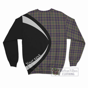 Tailylour Weathered Tartan Sweatshirt with Family Crest Circle Style