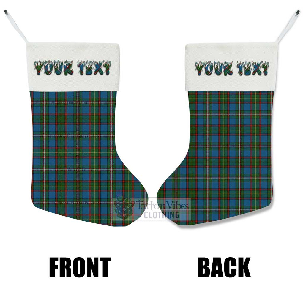 Tartan Vibes Clothing Tait Tartan Christmas Stocking with Personalized Text