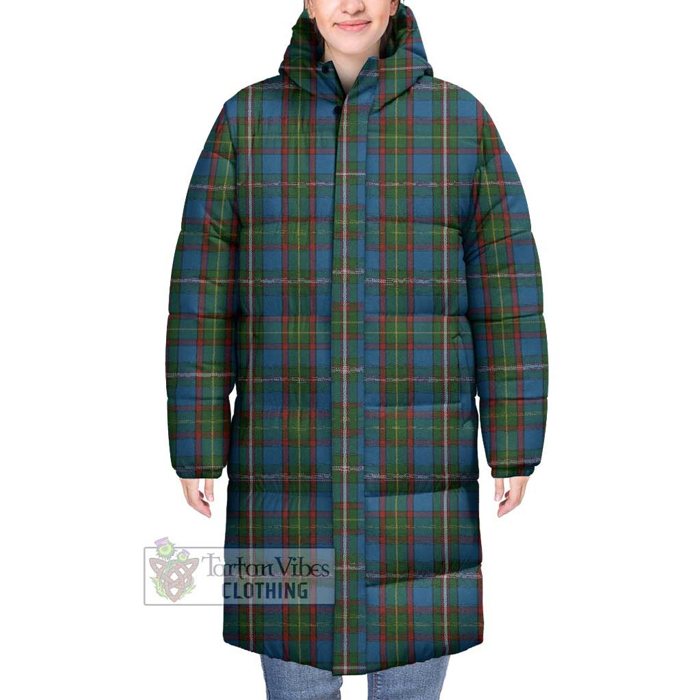 Tartan Vibes Clothing Tait Tartan Long Down Jacket