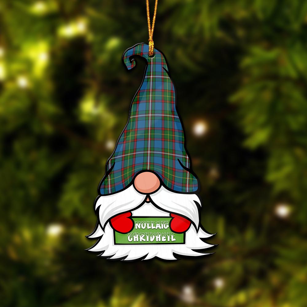 Tait Gnome Christmas Ornament with His Tartan Christmas Hat - Tartan Vibes Clothing