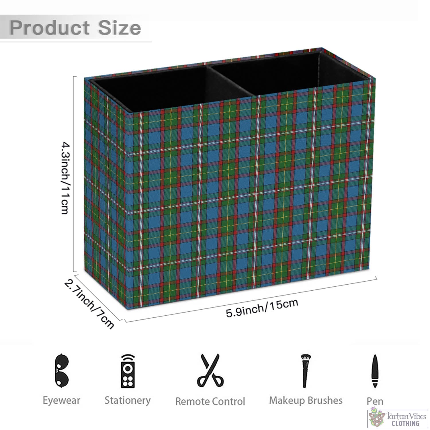 Tartan Vibes Clothing Tait Tartan Pen Holder