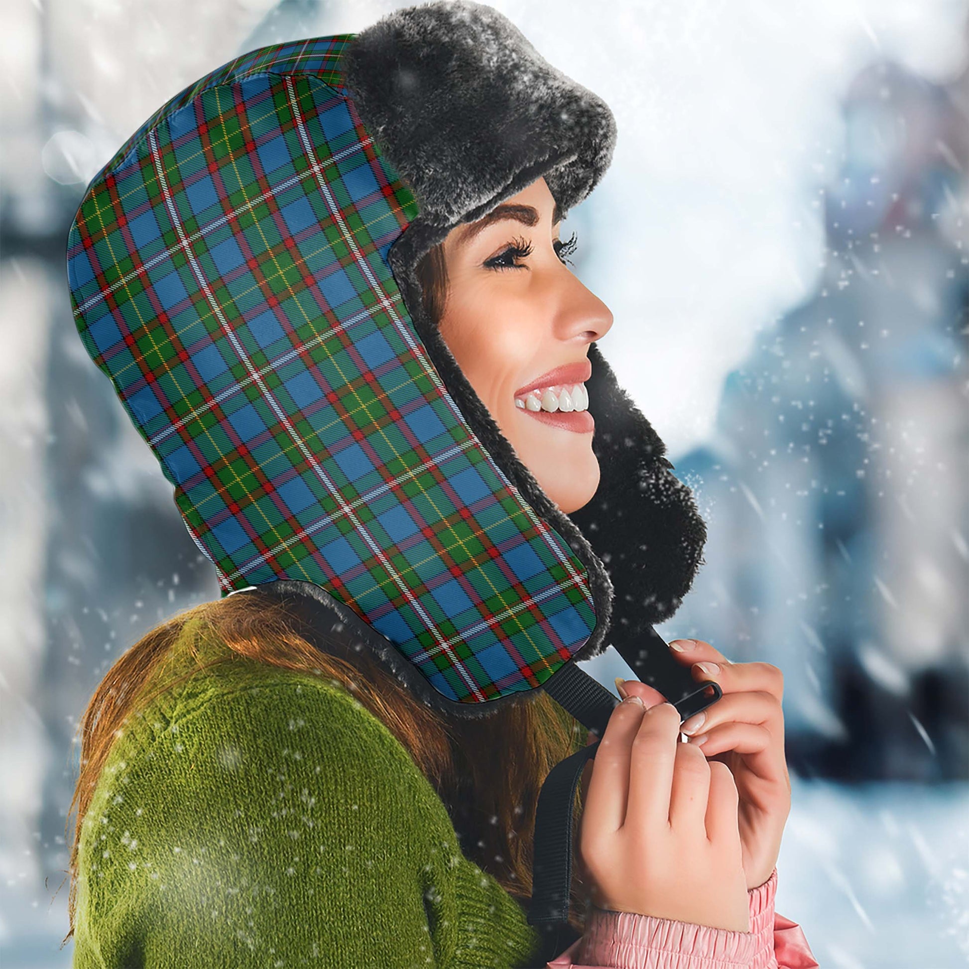 Tait Tartan Winter Trapper Hat - Tartan Vibes Clothing