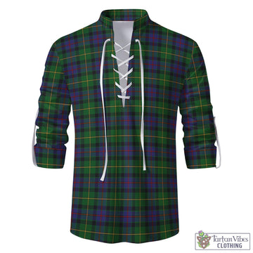 Tait Modern Tartan Men's Scottish Traditional Jacobite Ghillie Kilt Shirt