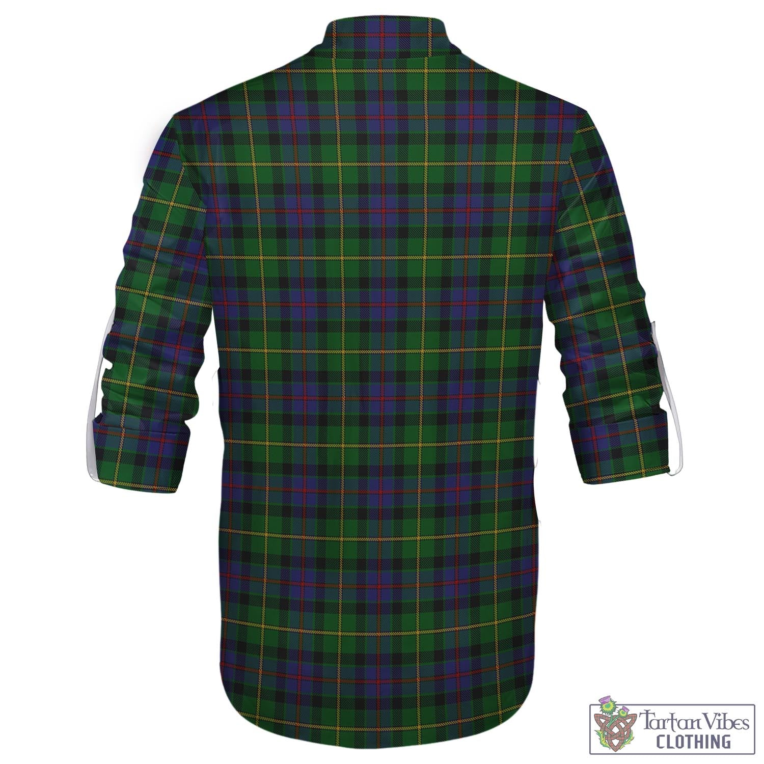 Tartan Vibes Clothing Tait Modern Tartan Men's Scottish Traditional Jacobite Ghillie Kilt Shirt