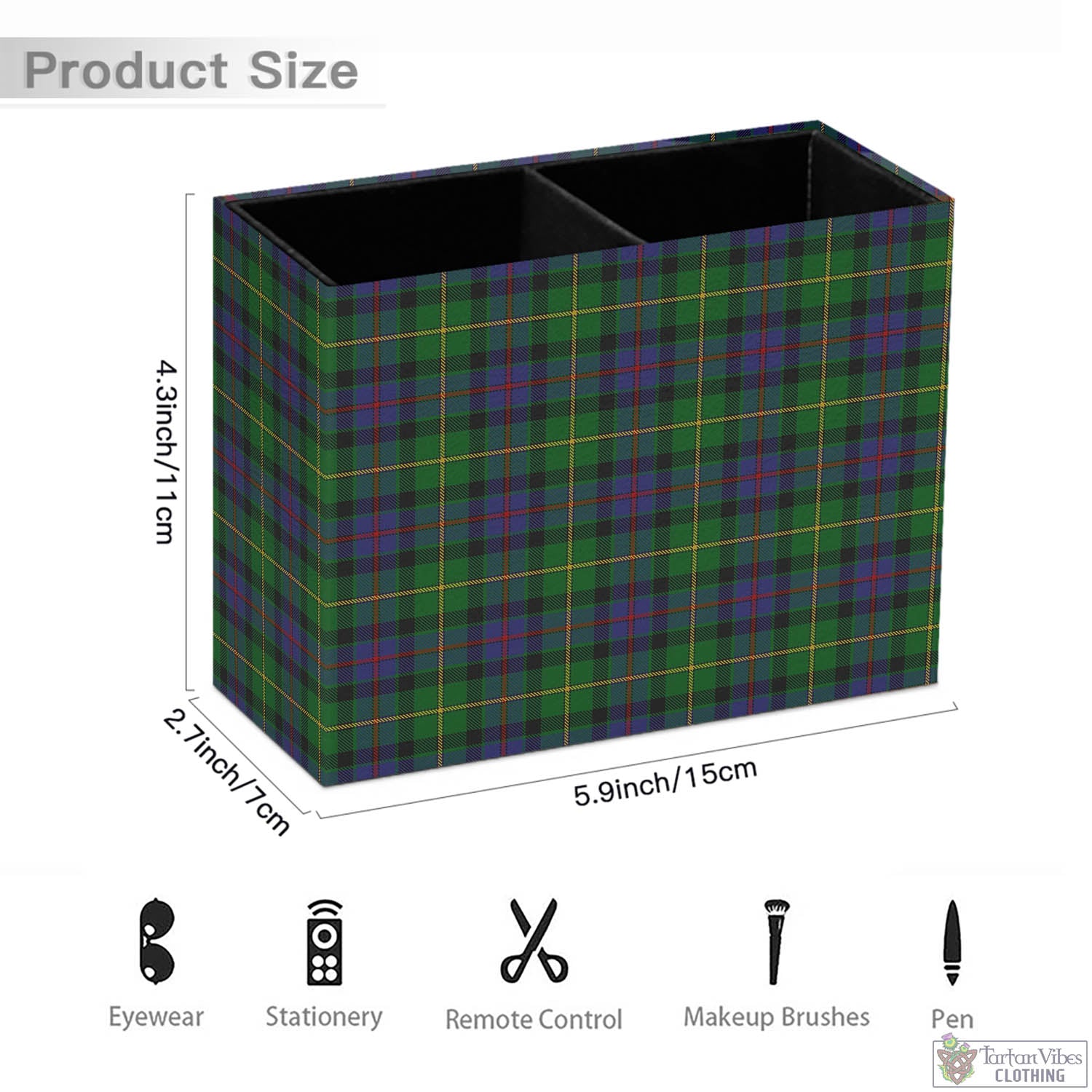 Tartan Vibes Clothing Tait Modern Tartan Pen Holder