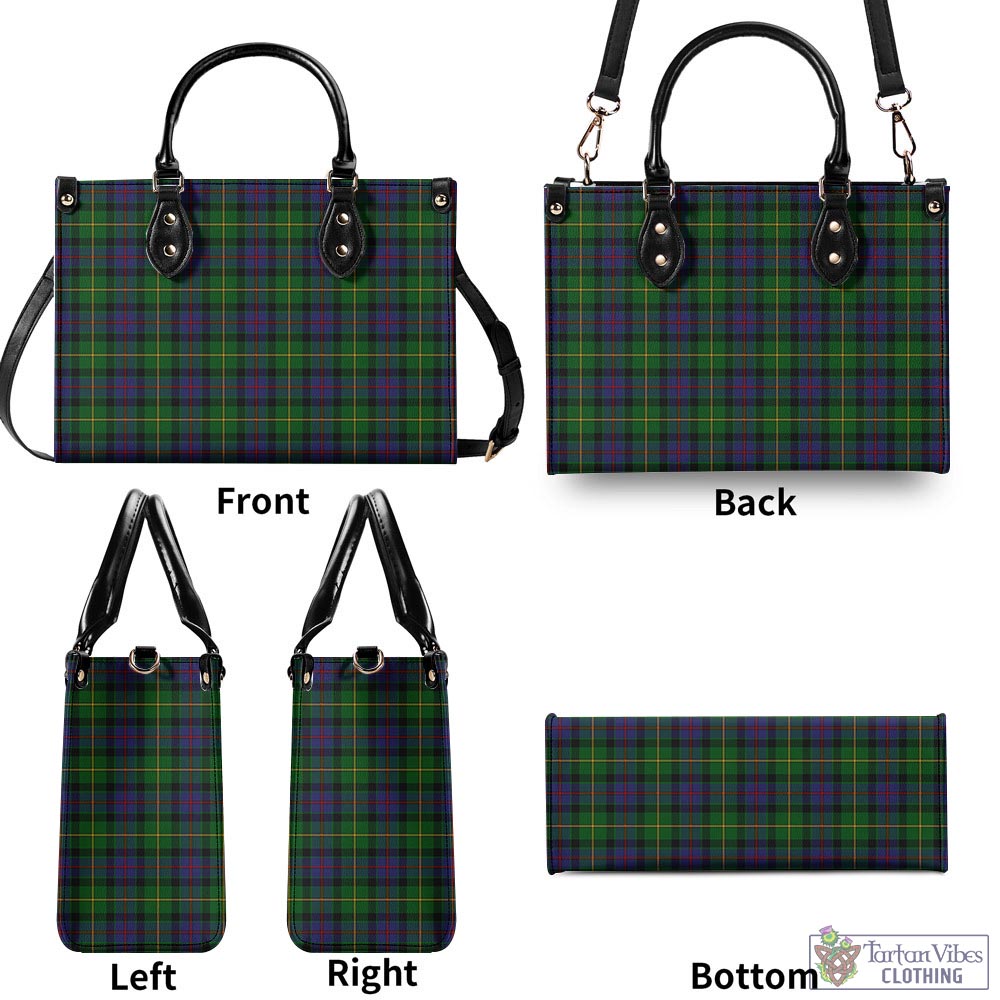 Tartan Vibes Clothing Tait Modern Tartan Luxury Leather Handbags