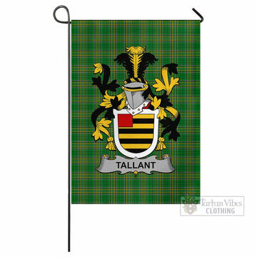 Tallant Irish Clan Tartan Flag with Coat of Arms